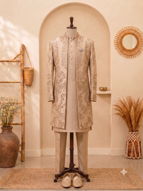 Vintage Bronze Sherwani