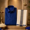 Sapphire Royal Silk Shirt & Dhoti Set Sapphire Royal Silk Shirt & Dhoti Set
