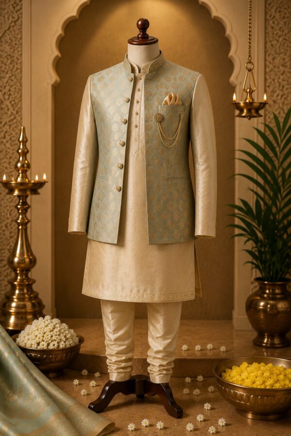 Ivory Prestige Kurta Set Ivory Prestige Kurta Set