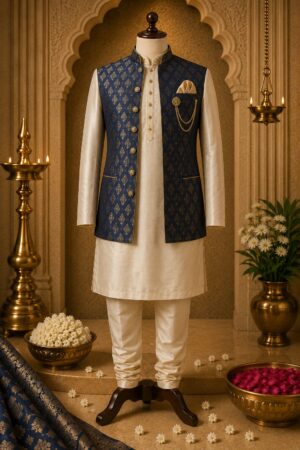 Midnight Imperial Kurta Set