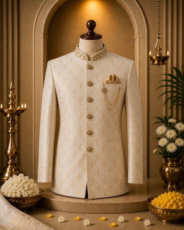 Ivory Maharaja Coat