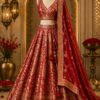 Ruby Royale Silk Lehenga