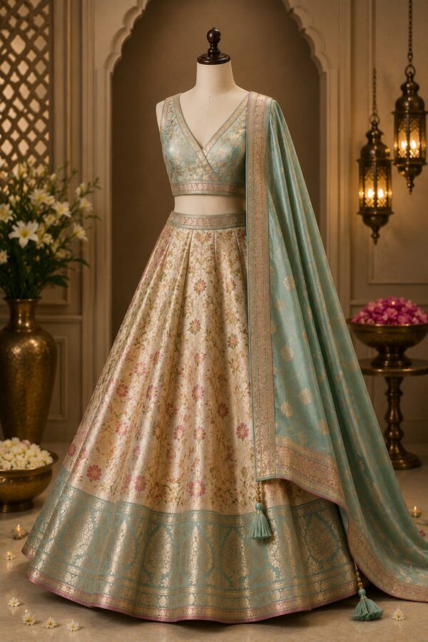 Mint Heritage Lehenga Mint Heritage Lehenga