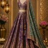 Amethyst Silk Lehenga