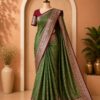 Emerald Green Silk Saree