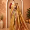 Golden Aura Silk Saree