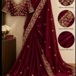 ROYAL BURGUNDY SILK SAREE